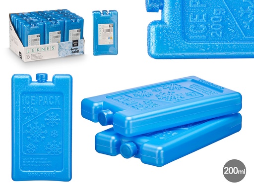 Set 2 Bloques Acumulador Frío 200ml: Mantén Frescos tus Alimentos