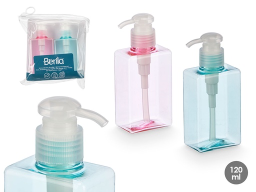 Set 2 Dosificadores Surtidos en 2 Colores de 120ml: Ideal para Cocina