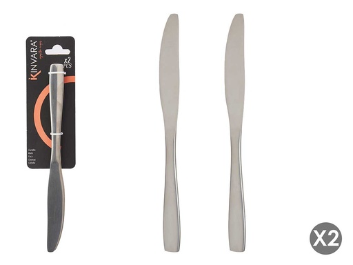 Set 2 cuchillos metálicos: precisión y durabilidad para tu cocina