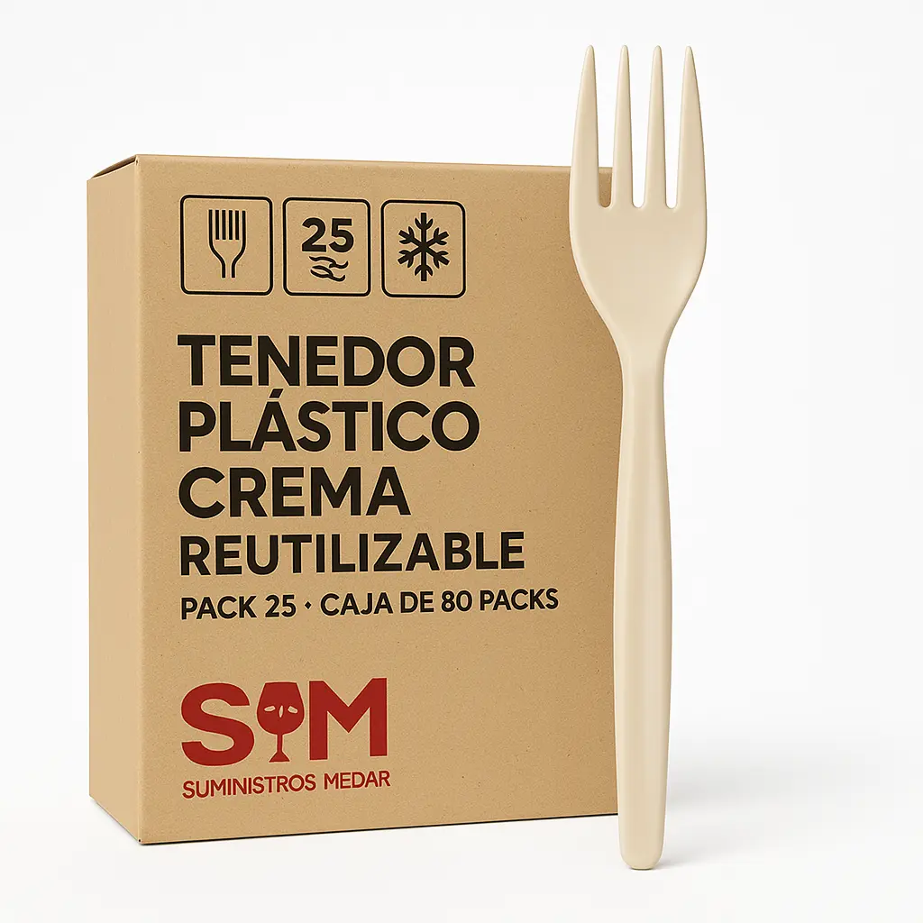 Tenedor Plástico desechable