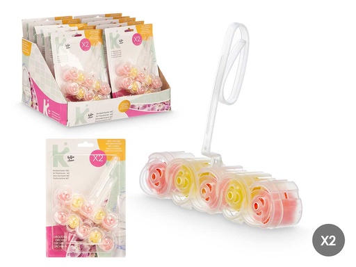 Set 2pzs bolas WC orquídea 50gr: Frescura y limpieza efectiva
