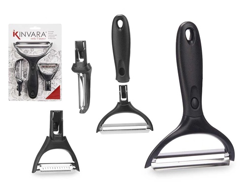 Set 3 Peladores Cocina: Eficiencia y Estilo para tus Preparaciones