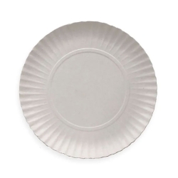 Plato Cartón Blanco 32cm