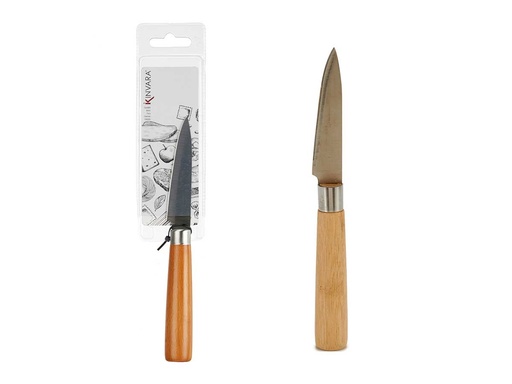 Cuchillo pelador mango madera: Diseño ergonómico y duradero