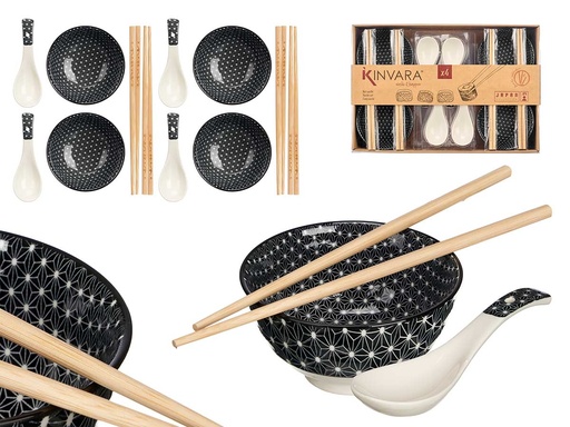 Set 12 piezas sushi negro: Elegancia y sabor en cada bocado