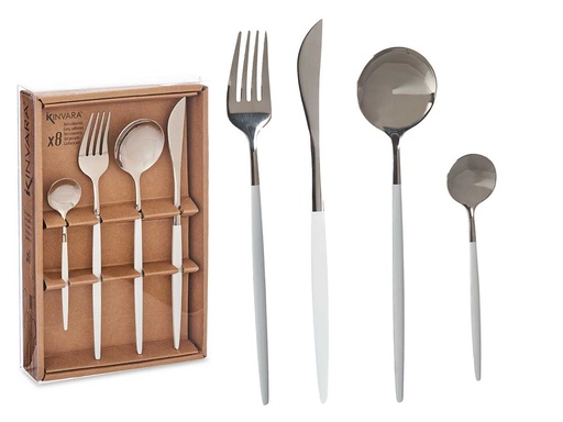 Set cubiertos 8 piezas: elegancia y durabilidad para tus comidas