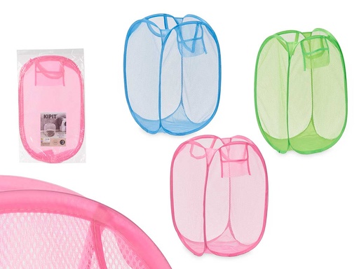 Cesto de Ropa Surtido en 3 Colores Vivos para Organizar Tu Hogar